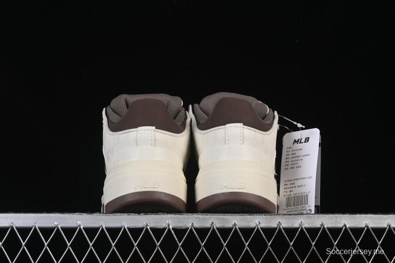 حذاء رياضي كاجوال خفيف الوزن بحزام سنيكرز مكتنزة ذات بطانة سحرية من نيويورك يانكيز - 3ASXW015N50BRS