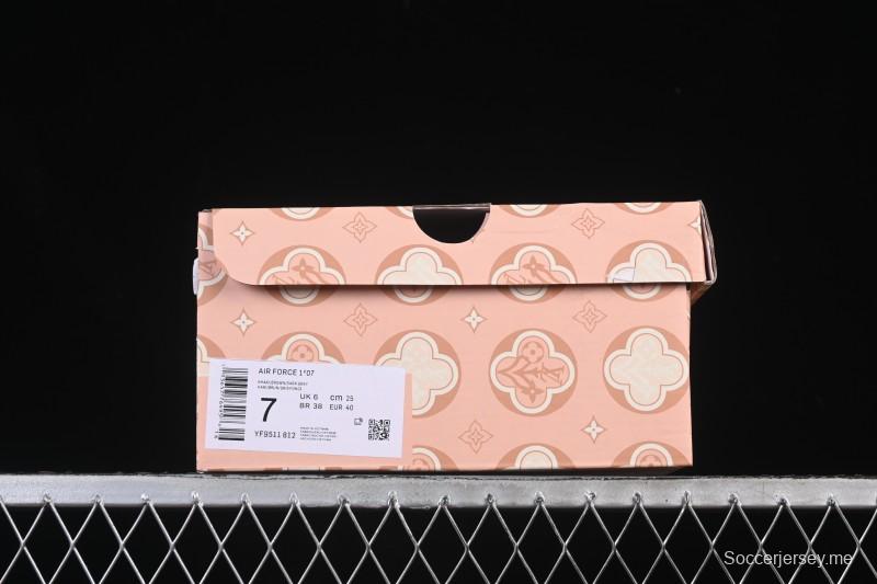 حذاء نايك اير فورس 1 '07 منخفض من نايك اير فورس 1 '07 LV Collaboration حذاء رياضي كاجوال أزرق أبيض - YF9511-812