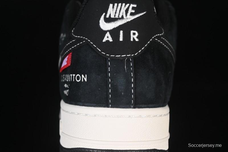 حذاء نايك اير فورس 1 '07 المنخفض من نايك اير فورس 1 '07 LV Collaboration Woven Label سنيكرز كاجوال - CX5050-Y26