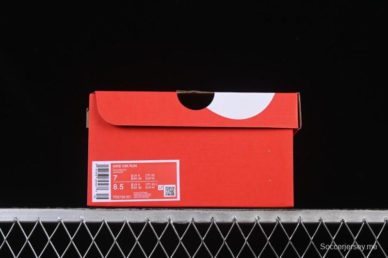 حذاء الجري المنخفض من نايك V2K Runtekkk Run المبطن المضاد للانزلاق من نايك - FD0736-001