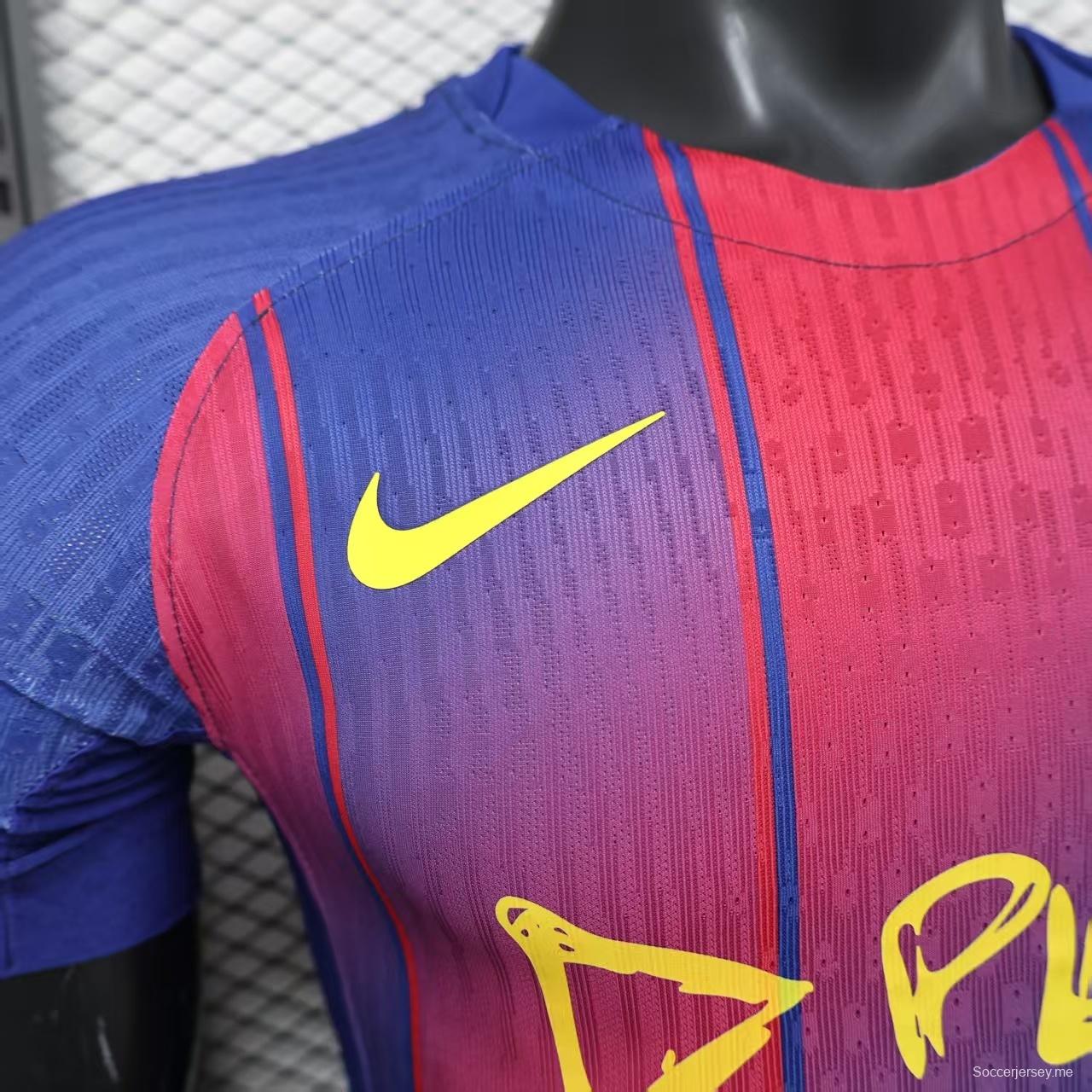 Player Version 25/26 BARCELONA x ED SHEERAN SIGNEE Edition Jersey