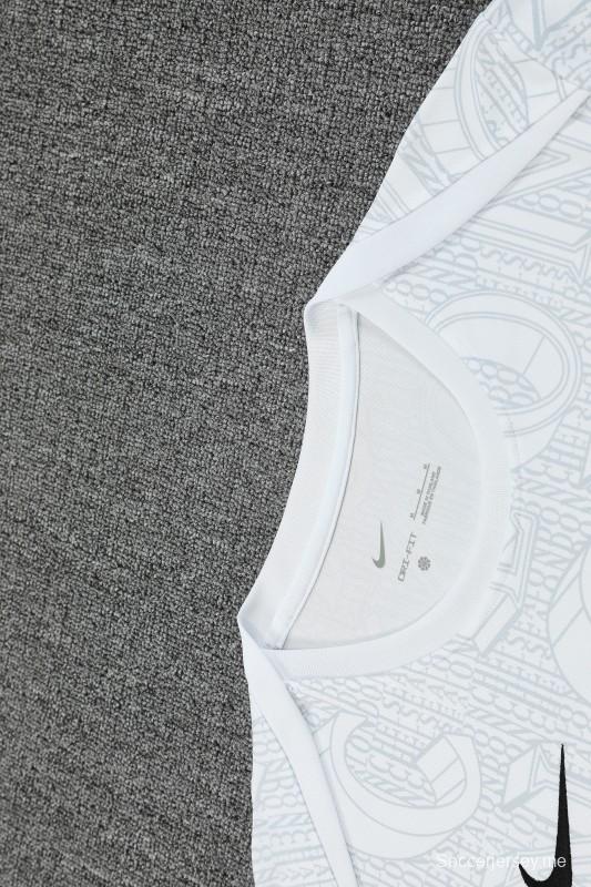 25/26 تشيلسي قميص أبيض قصير الأكمام أبيض + شورت قصير الأكمام