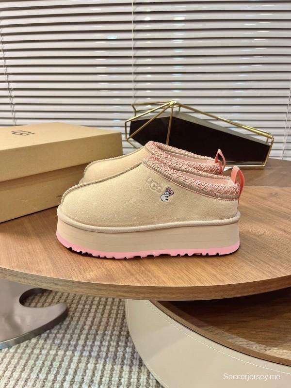 UGG Tazz Platform Wool Slipper Boots - MJ00230