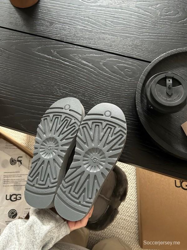 UGG 2025/SS High Boot Snow Boots with Faux Fur Collar - AS00370