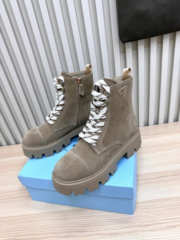 Prada 2025 SS Platform Martin Boots - LY0350