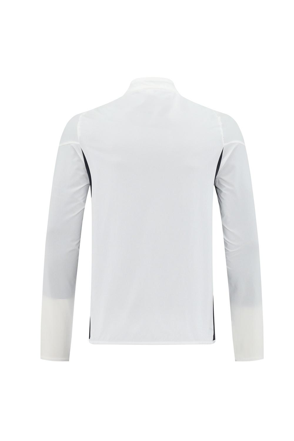 25/26 أرسنال أبيض S-2XL سترة نصف سحاب + بنطلون طويل + بنطلون طويل