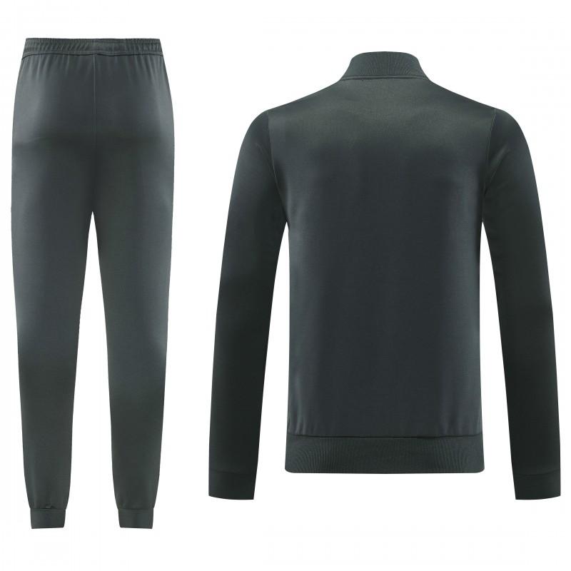 25/26 مانشستر يونايتد 08 رمادي غامق بنصف سحاب 25/26 مانشستر يونايتد + بنطال طويل S-2XL