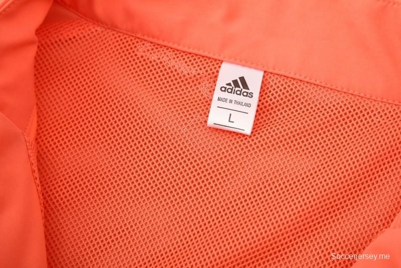 25/26 بايرن ميونيخ برتقالي S-3XL نصف سحاب جاكيت + بنطلون طويل + بنطلون طويل