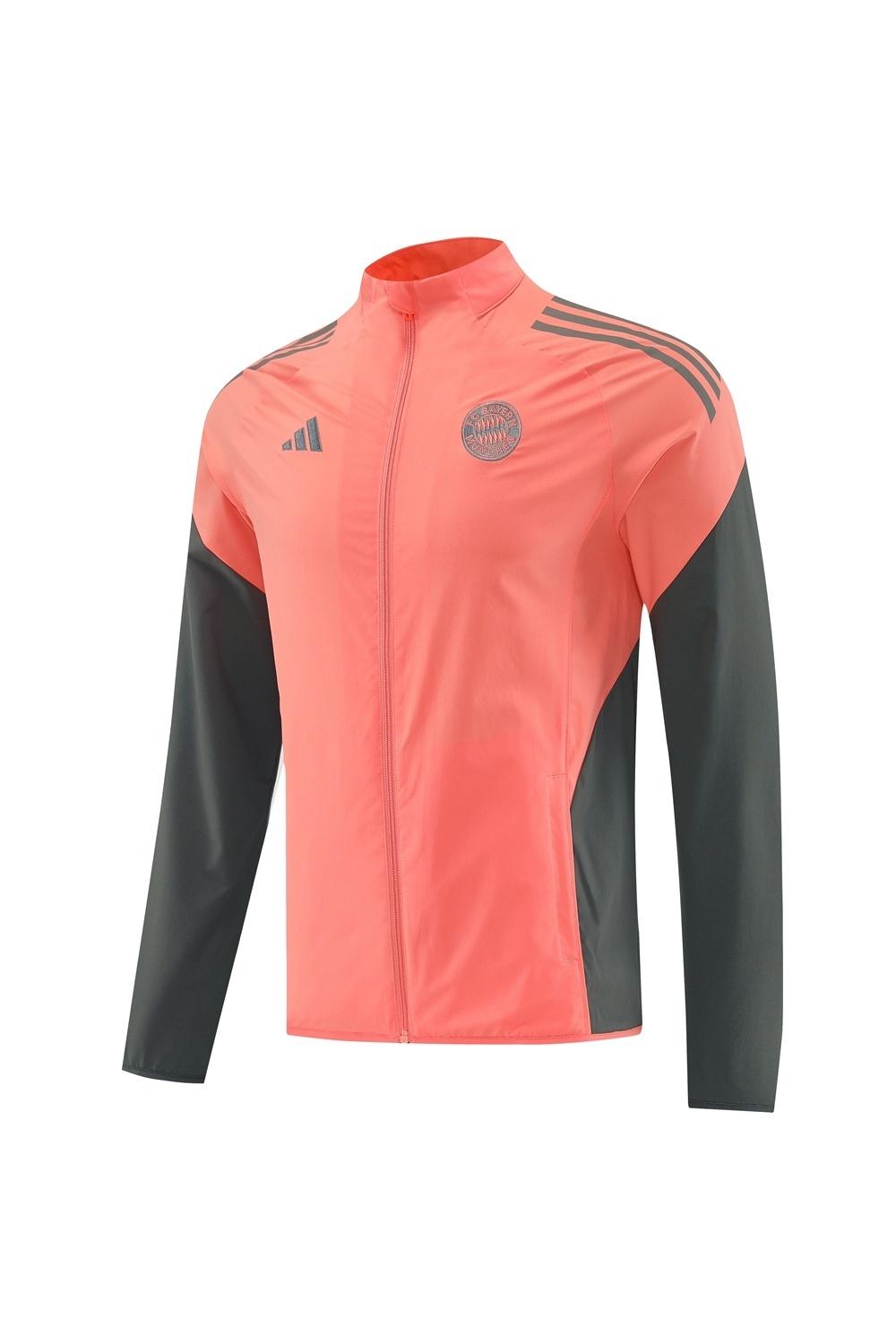 25/26 بايرن ميونيخ برتقالي S-3XL نصف سحاب جاكيت + بنطلون طويل + بنطلون طويل