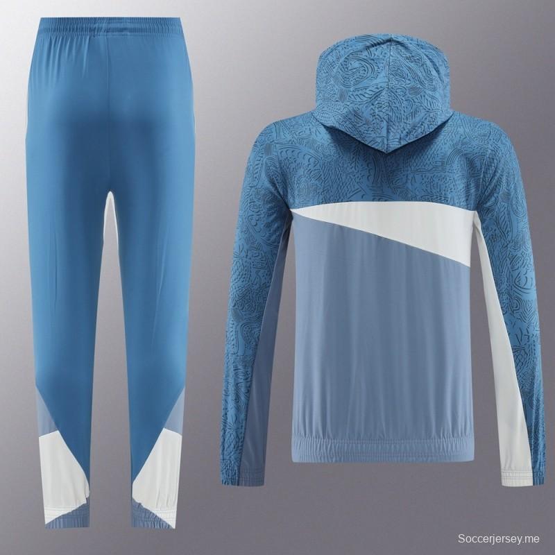 25/26 أولمبيك مارسيليا جاكيت نصف سحاب + بنطلون طويل S-2XL