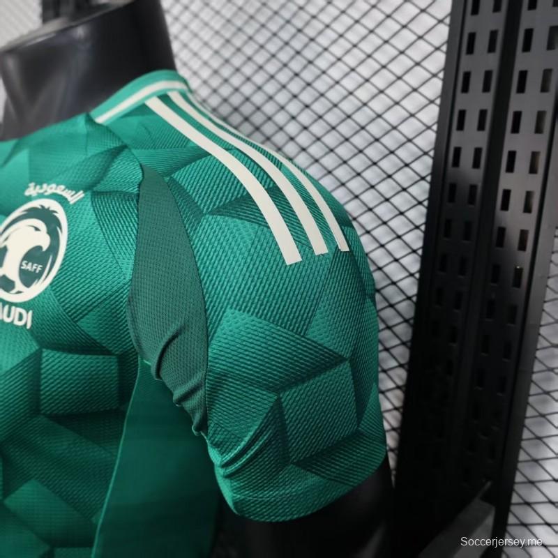 Player Version 2025 Saudi Arabia Home Jersey