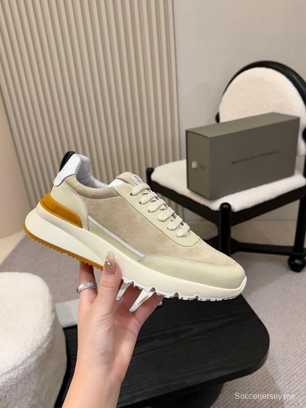 Brunello Cucinelli Casual Sneakers with Seasonal Colors and Leather Lining - KFY00320