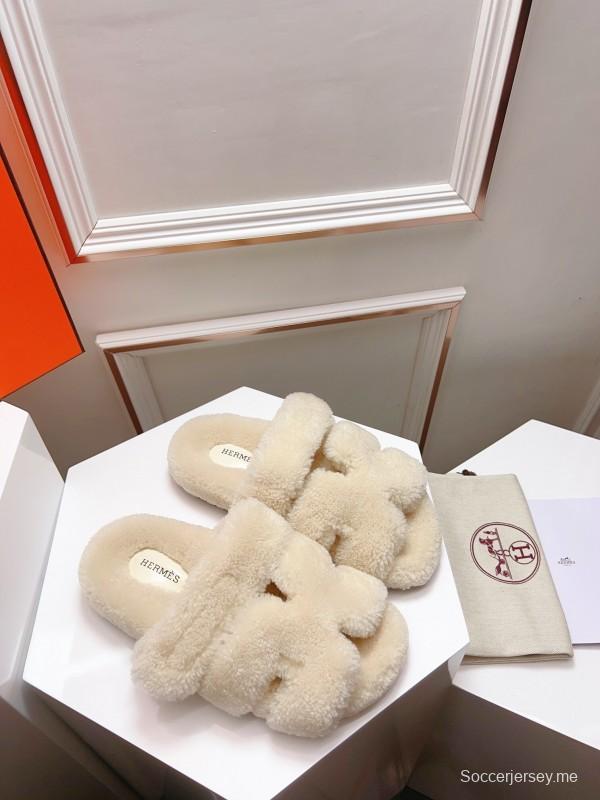 H Love Uncle Shoes Fur Slippers - LY00270