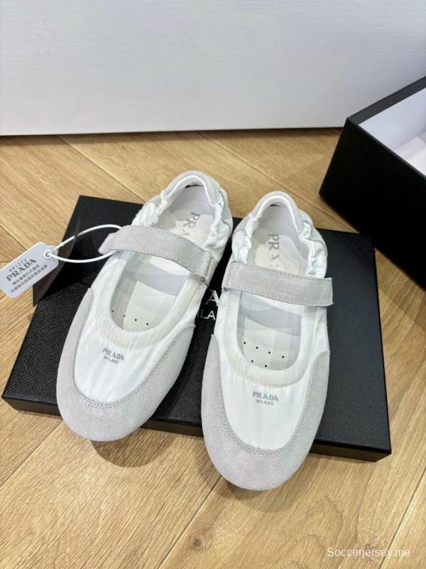 Prada Metal Toe Thin Sole Training Shoes Casual Sneakers - LY00260