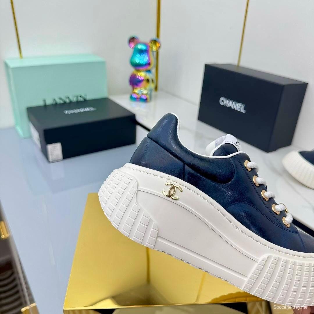 Chanel 2025 SS Loafers Panda Shoes Original Calfskin - LY00330