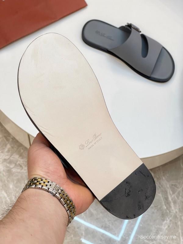 شباشب لورو بيانا 2025 SS للرجال لربيع وصيف 2025 للرجال بخياطة عالية الجودة ونعل مريح - AS00250