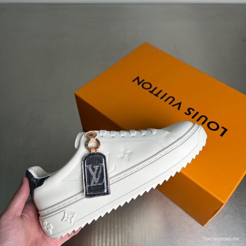 لويس فيتون حذاء رياضي مسطح منخفض الكعب من تاكاشي موراكامي تاكاشي موراكامي تايم أوت شيري بلوسوم - YC