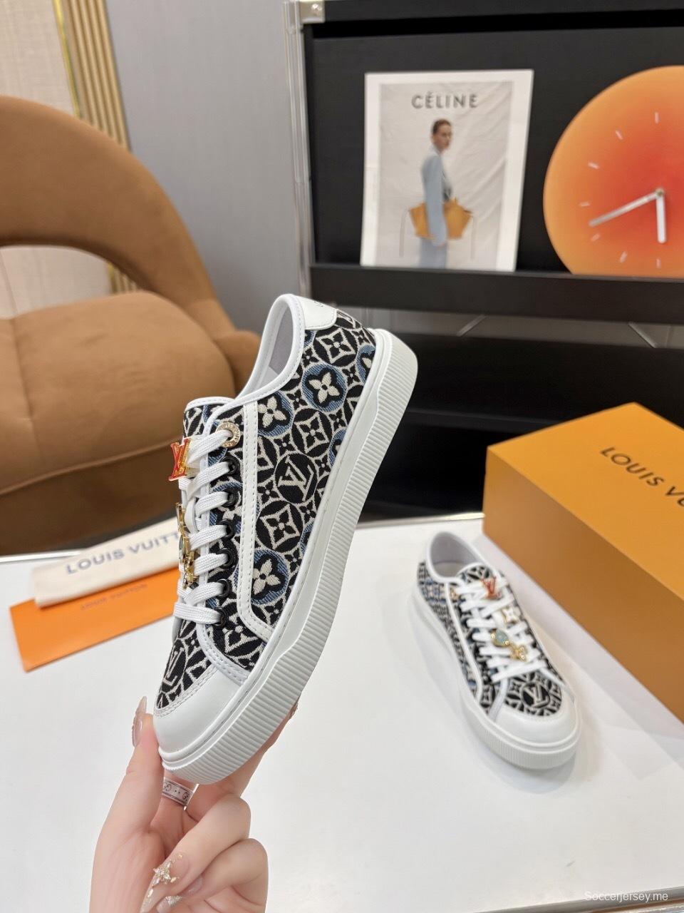 حذاء رياضي من سلسلة لاجون من لويس فويتون جينز بمشبك - AS00300