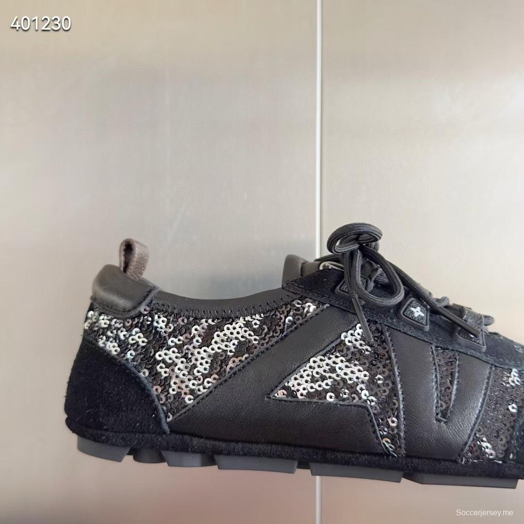 لويس فويتون سنيكرينا سنيكرينا سنيكرينا سنيكرز باليه إصدار ثنائي مع رقاقة - AS00350