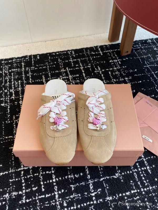 حذاء ميو ميو 2025 س س س س س سليب أون كاجوال - KFY00295