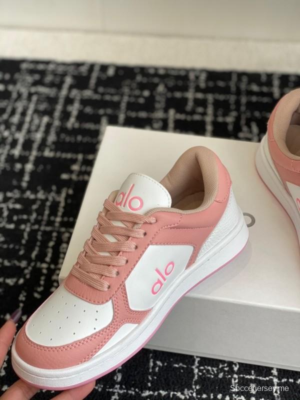 حذاء رياضي أبيض بلونين من ألو 2025 س س س بلونين أبيض مريح ومنصة كاجوال - KFY00280