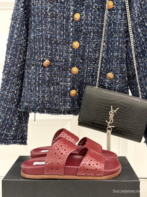 صندل آليا لربيع وصيف 2025 لربيع وصيف 2025 صندل كاجوال مخرم بالليزر - KFY00260