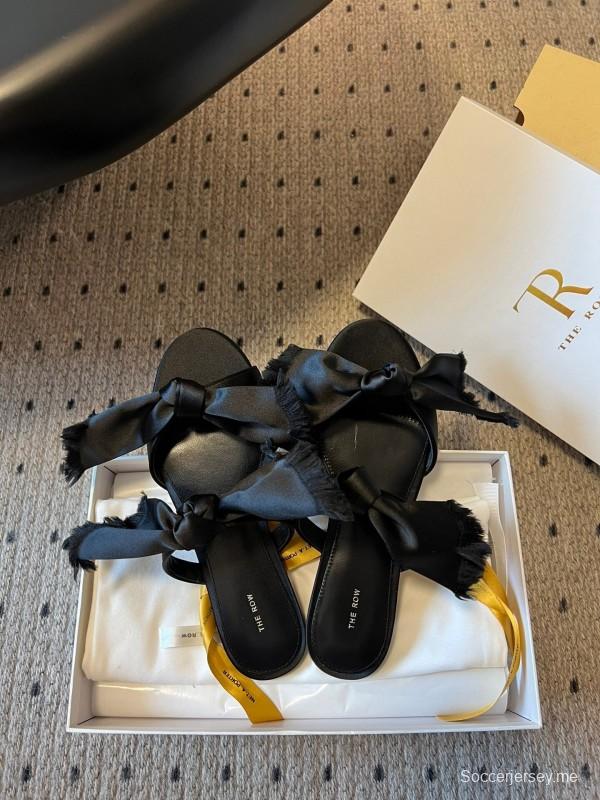 حذاء بعقدة منسوجة يدويًا من ذا رو 25ss - KFY00280