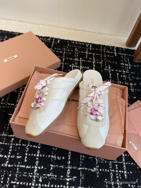 ميو ميو 2025 ميو ميو 2025 حذاء رياضي سحابي سليب، سبرينغ سليب أون - KFY00295