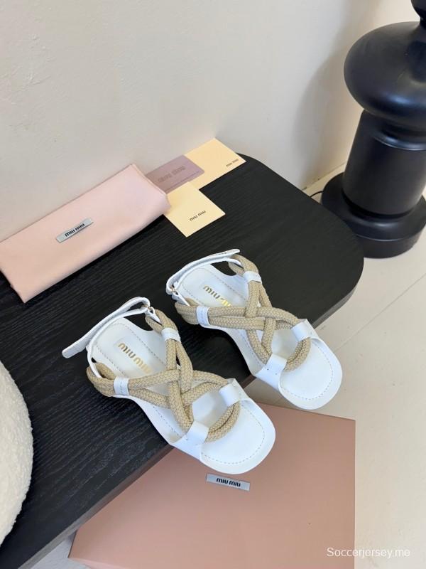 ميو 2025 صندل منسوج بحبل منسوج من ميو 2025 - KFY00330