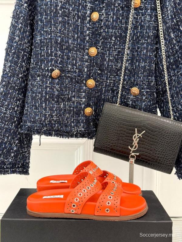 صندل ألايا لربيع وصيف 2025 كاجوال بقصّة الليزر - KFY00260