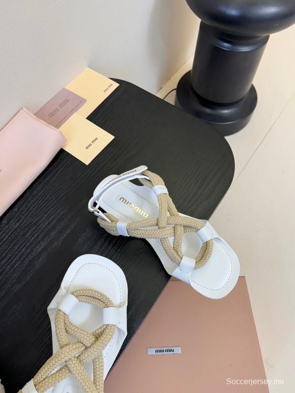 ميو 2025 صندل منسوج بحبل منسوج من ميو 2025 - KFY00330