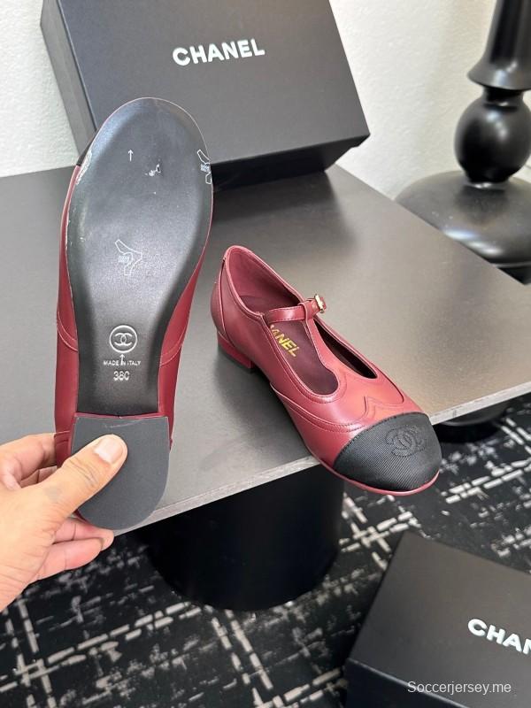 شانيل 2025 شانيل 2025 حذاء ماري جين منفرد - 25