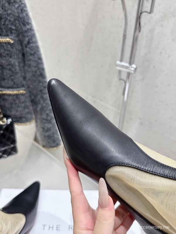 صندل بكعب شبكي بكعب عالٍ شبكي بكعب عالٍ من طراز ريترو 2025 من ثيرو 2025 - KFY00320