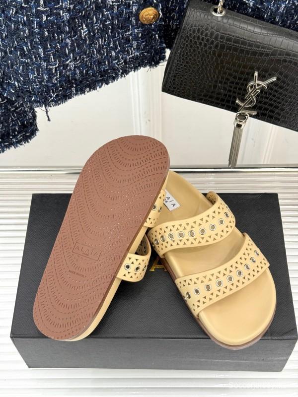 صندل كاجوال مجوف من ALAIA 2025 SS - KFY00260