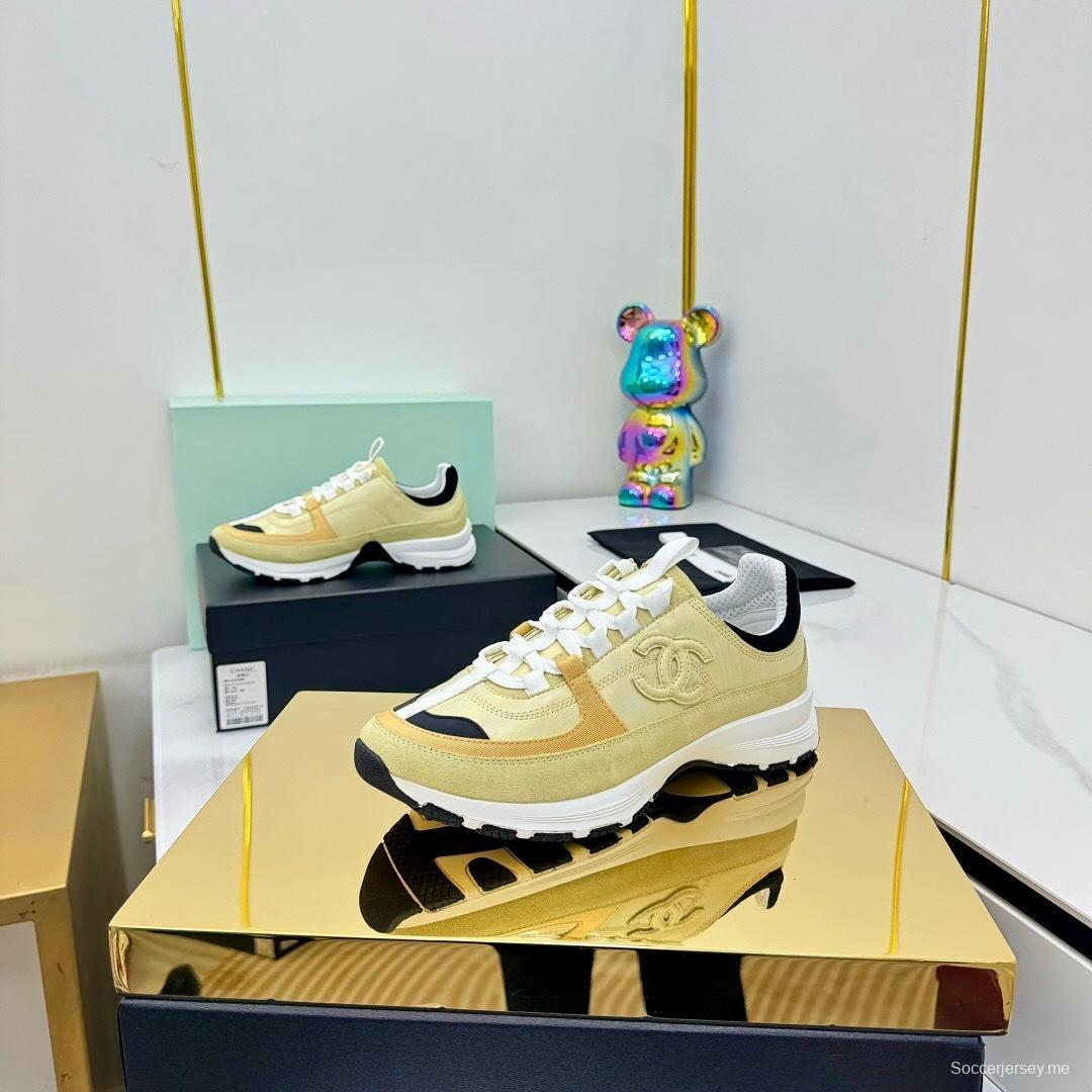 شانيل 2025 شانيل 2025 حذاء رياضي كاجوال بنعل مكتنزة - LY00310