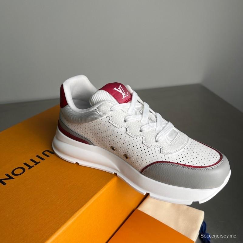 حذاء كلاسيكي جلدي كلاسيكي برباط عند الأصابع المستديرة بأربطة من الأمام والجزء العلوي منخفض الكاجوال للرجال - YC