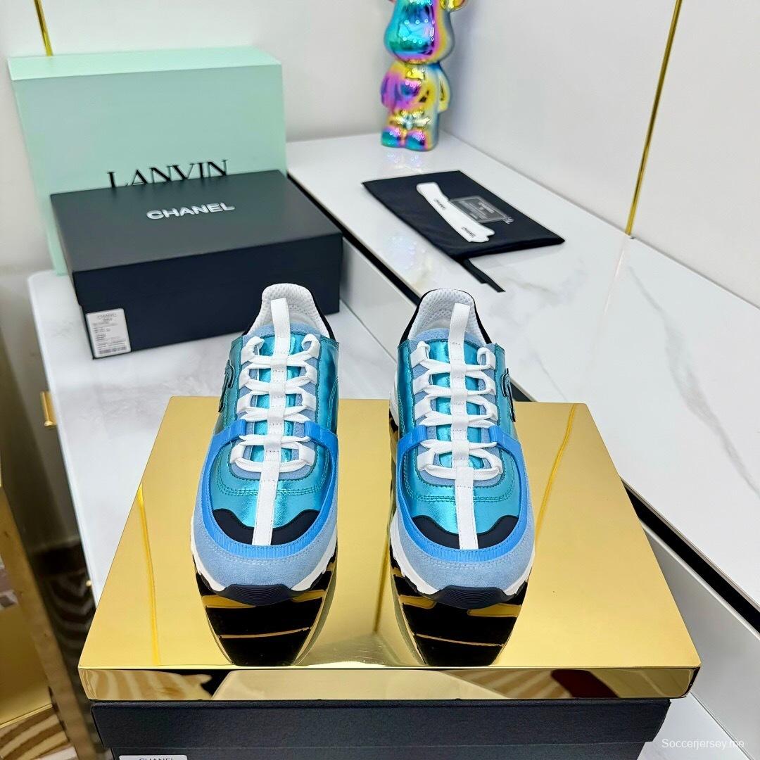 شانيل 2025 شانيل 2025 حذاء رياضي كاجوال بنعل مكتنزة - LY00310