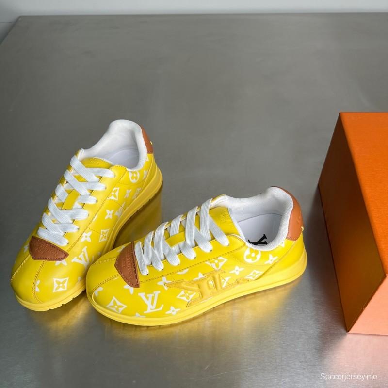 حذاء رياضي كاجوال بلاتفورم بلاتفورم من لويس فويتون 2025 بالتعاون مع فاريل ويليامز - YC