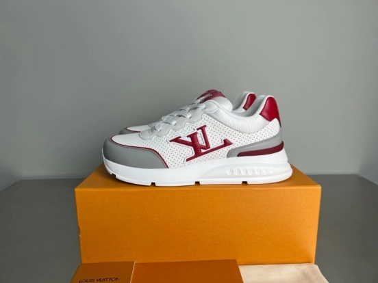 حذاء كلاسيكي جلدي كلاسيكي برباط عند الأصابع المستديرة بأربطة من الأمام والجزء العلوي منخفض الكاجوال للرجال - YC