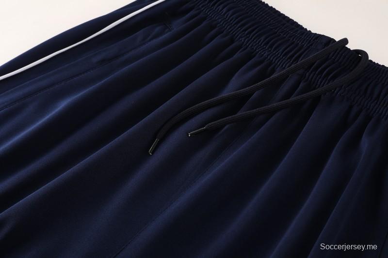 25/26 أديداس أزرق ملكي/أزرق سماوي سحاب كامل سترة رياضية + بنطلون طويل