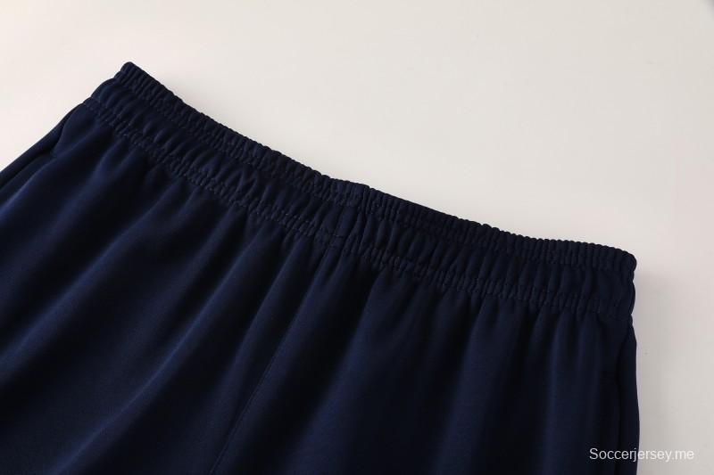 25/26 أس أس سي نابولي سترة رياضية بيضاء بسحاب كامل + بنطلون طويل