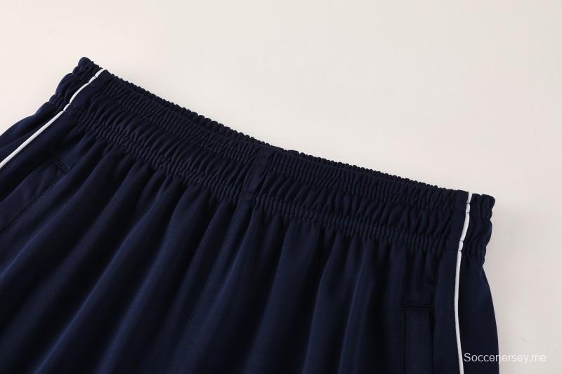 25/26 أديداس أزرق ملكي/أزرق سماوي سحاب كامل سترة رياضية + بنطلون طويل