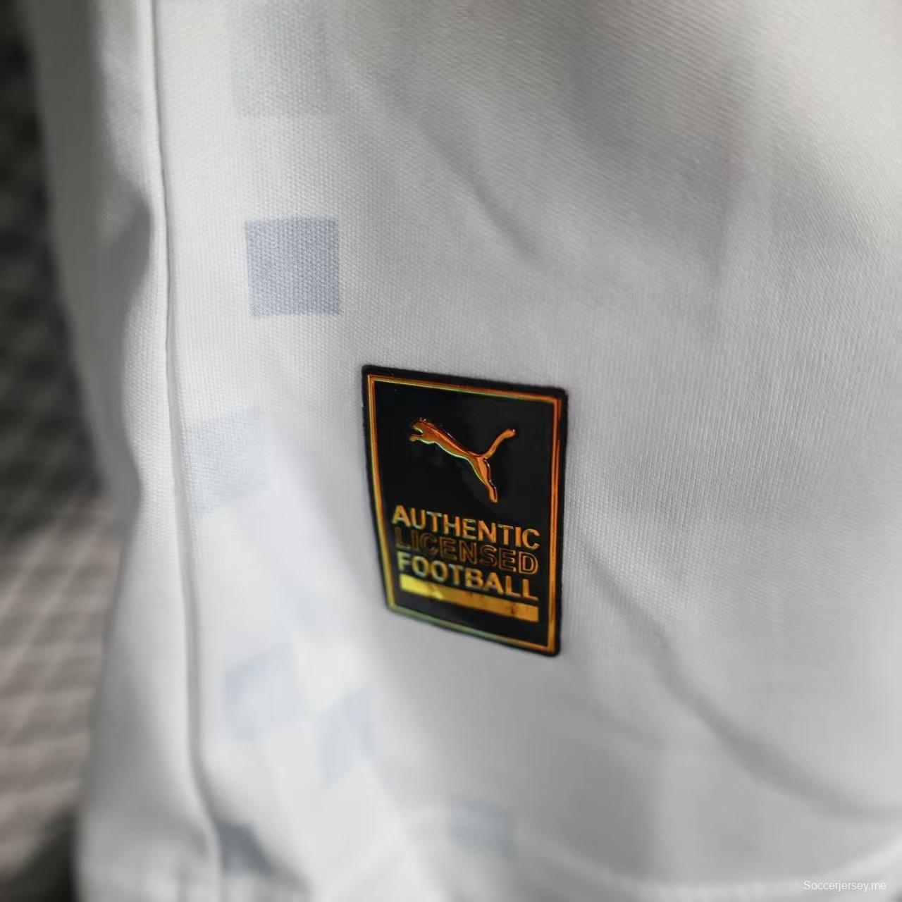 إصدار اللاعب 25/26 قميص تشيفاس غوادالاخارا إيسبورتس الثالث أبيض بنقشة فن البكسل