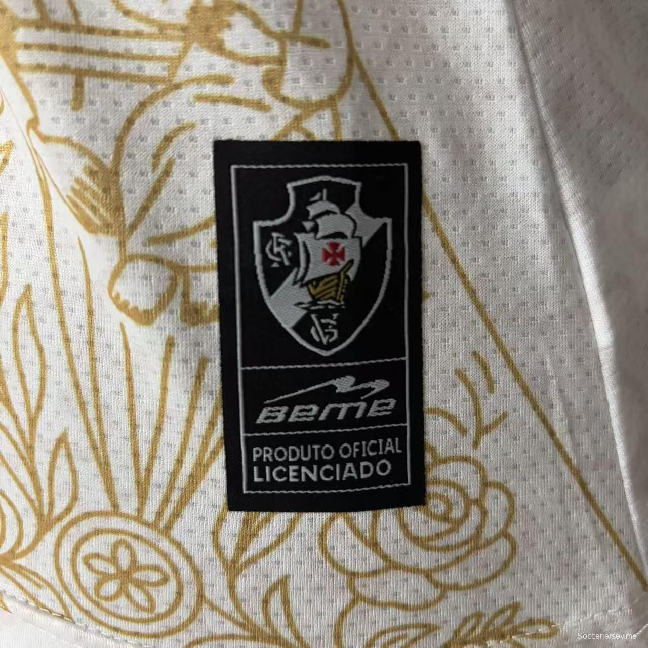 25/26 للنساء قميص فاسكو دا جاما إصدار خاص باللون الأوف وايت