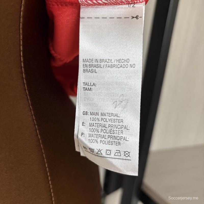 25/26 قميص أحمر فلامنجو للنساء