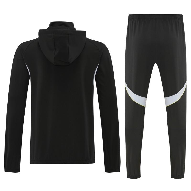 25/26 ريال مدريد أزرق سحاب كامل سترة رياضية + بنطلون طويل + أزرق