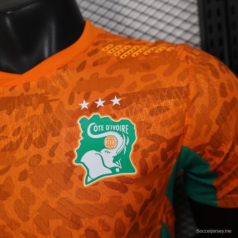 2026 نسخة اللاعب قميص كوت ديفوار الرئيسي