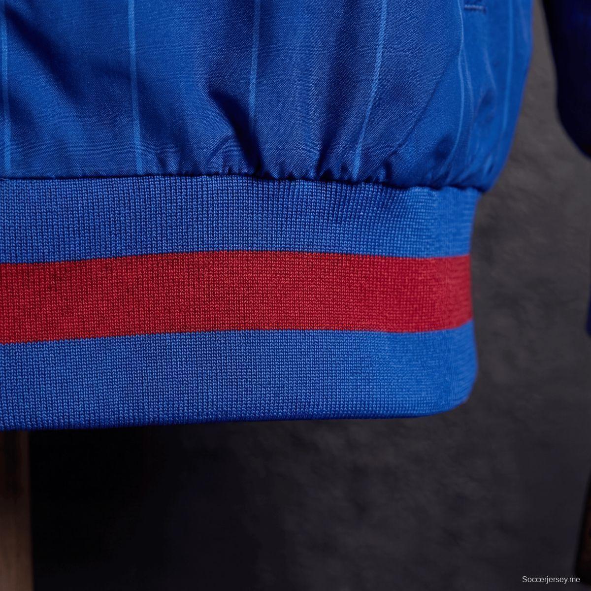 2026 سترة برشلونة الزرقاء الواقية من الرياح