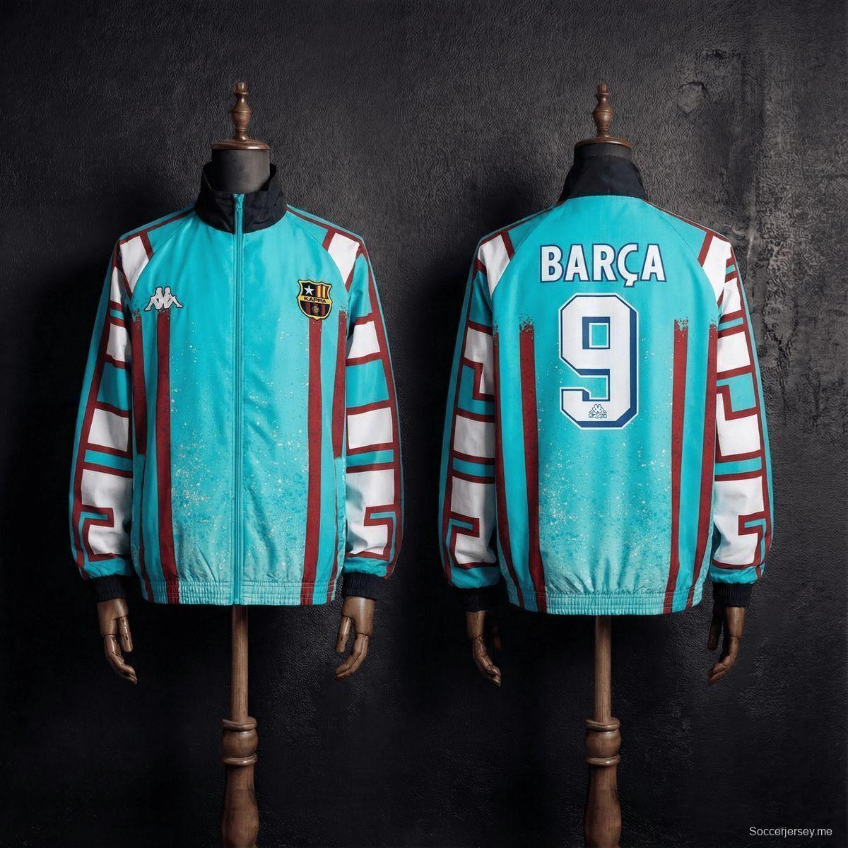 1996/97 سترة واقية من الرياح على طراز برشلونة BARCA#9