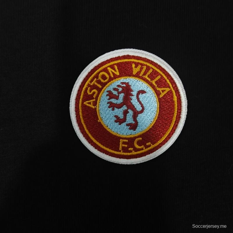 إصدار اللاعب 2026  سترة بقلنسوة من الفليس المطرزة من أستون فيلا × أديداس للعب على أرض الفريق، 9 ألوان